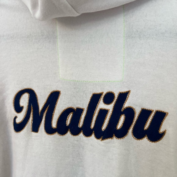 Aviator Nation Malibu 5 Stripe Zip Up Hoodie Jacket Sweatshirt - Picture 4 of 10